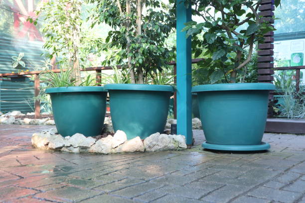 گلدان پلاستیکی 1 متری