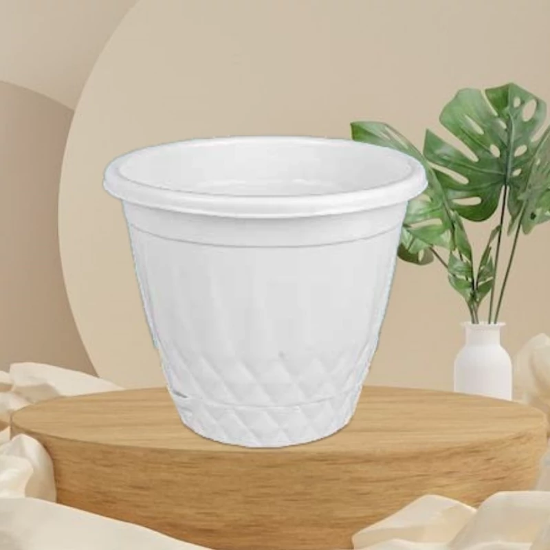 گلدان پلاستیکی طرح الماس