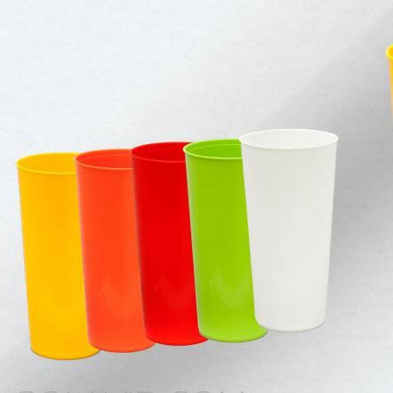 گلدان های پلاستیکی استوانهای