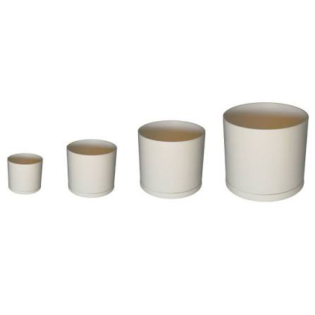 گلدان های پلاستیکی استوانهای