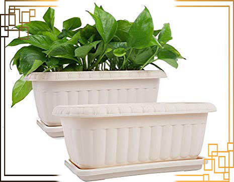 گلدان‌ های پلاستیکی