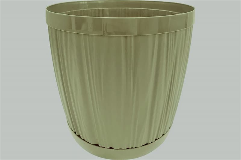 گلدان های پلاستیکی شیاردار