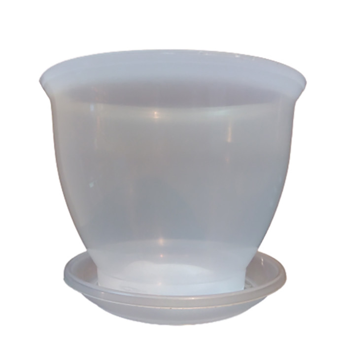  گلدان‌ های پلاستیکی شفاف 