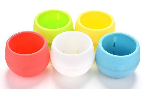 گلدان های پلاستیکی کوچک