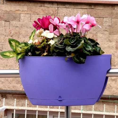 گلدان های پلاستیکی خورجینی