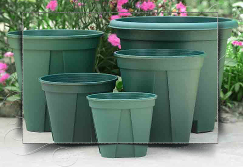 گلدان های پلاستیکی رنگی