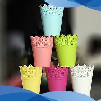 گلدان پلاستیکی توری