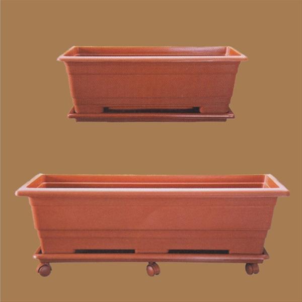 گلدان‌ های پلاستیکی مستطیلی