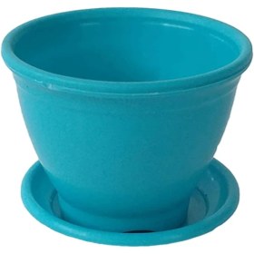 گلدان‌ های پلاستیکی دایره‌ای