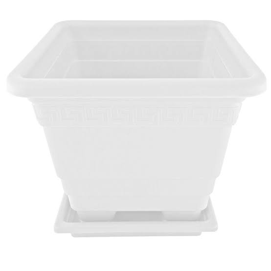 گلدان پلاستیکی مربعی