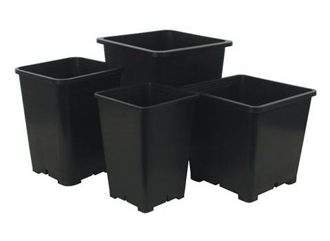 گلدان پلاستیکی مربعی