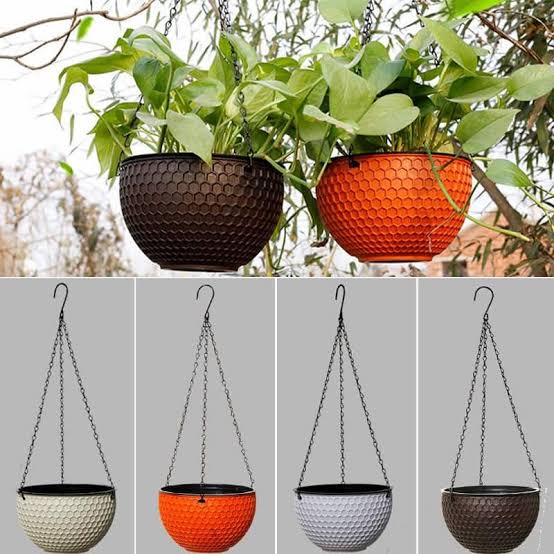 گلدان پلاستیکی آویز